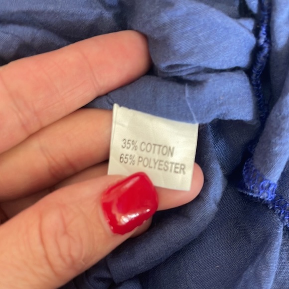 Girls blue flowers dress - Picture 7 of 7